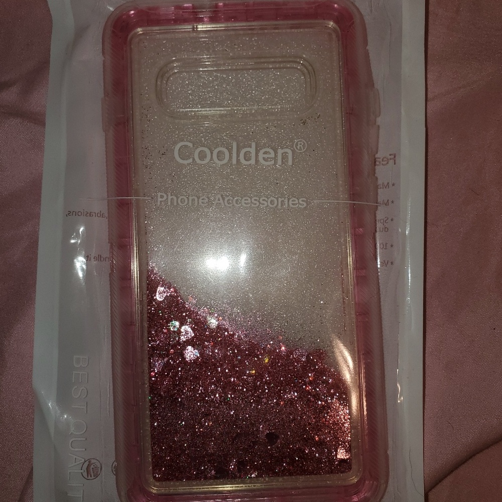 S10 plus glitter phone case